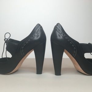 Saks Fifth Avenue Black Label Mary Jane Black 37.5 - image 1